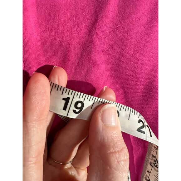 Postcard Italy Ski Top Womens Medium Pink Performance 1/4 Zip Pullover Stretch - Picture 8 of 9